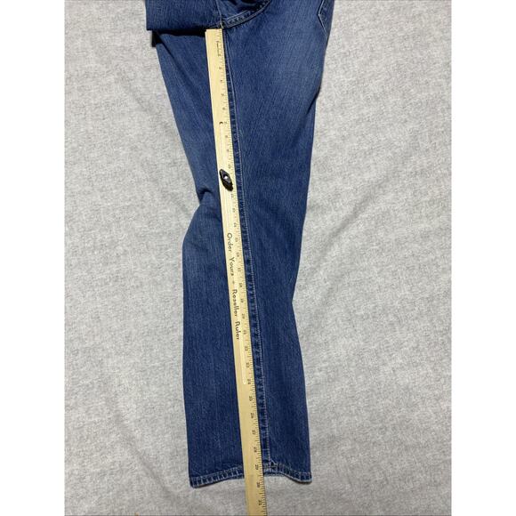 Polo Ralph Lauren Jeans Mens Tag 35x30 Actual 36x29.5 Blue Straight Designer - Picture 8 of 13